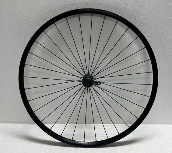 CyclePro 32-Straight Pull Spoke Black Aluminum 26" Mtn Bike Front Wheel Deore LX