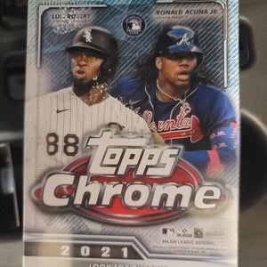 2021 Topps Chrome Baseball Hanger Pack Sealed New
