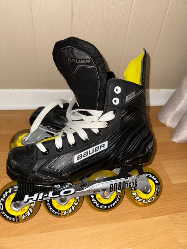 Used Bauer Regular Width Size 8 Inline Skates