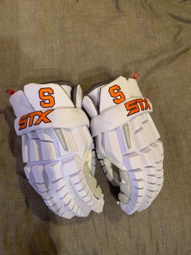 Syracuse New Player's STX Extra Large Surgeon RZR Lacrosse Gloves