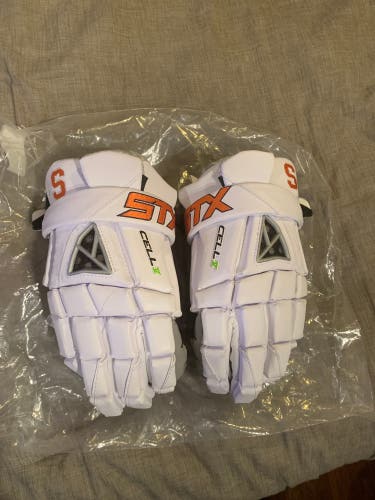 Syracuse New Goalie STX Medium Cell V Lacrosse Gloves