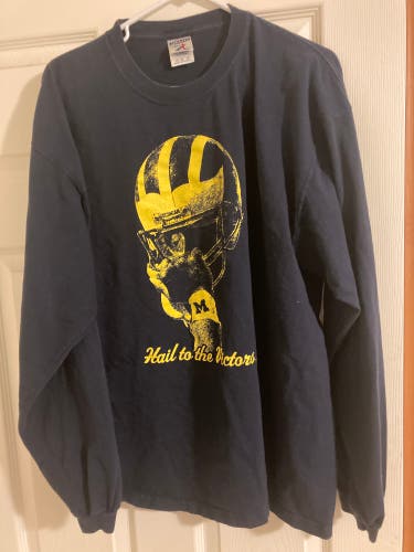 Michigan Wolverines Football Long Sleeve TShirt