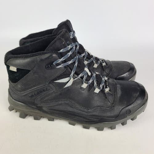 Merrell Men's Fraxion Shell Waterproof Monument Hiking Shoes J32519 Black Sz 10