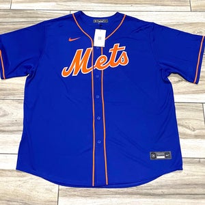 Nike Jason Degrom MLB Baseball New York Mets  Replica Game Jersey Mens 2XL NEW