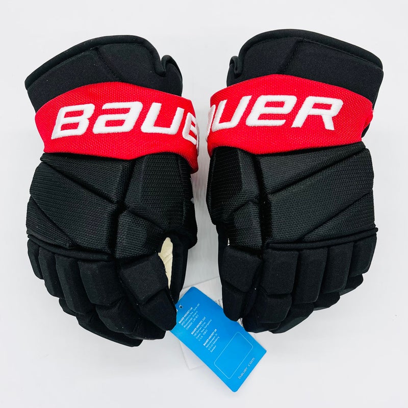 New Bauer Vapor 2X Pro Hockey Gloves-14"-Single Layer Palms-Custom Extended Cuff