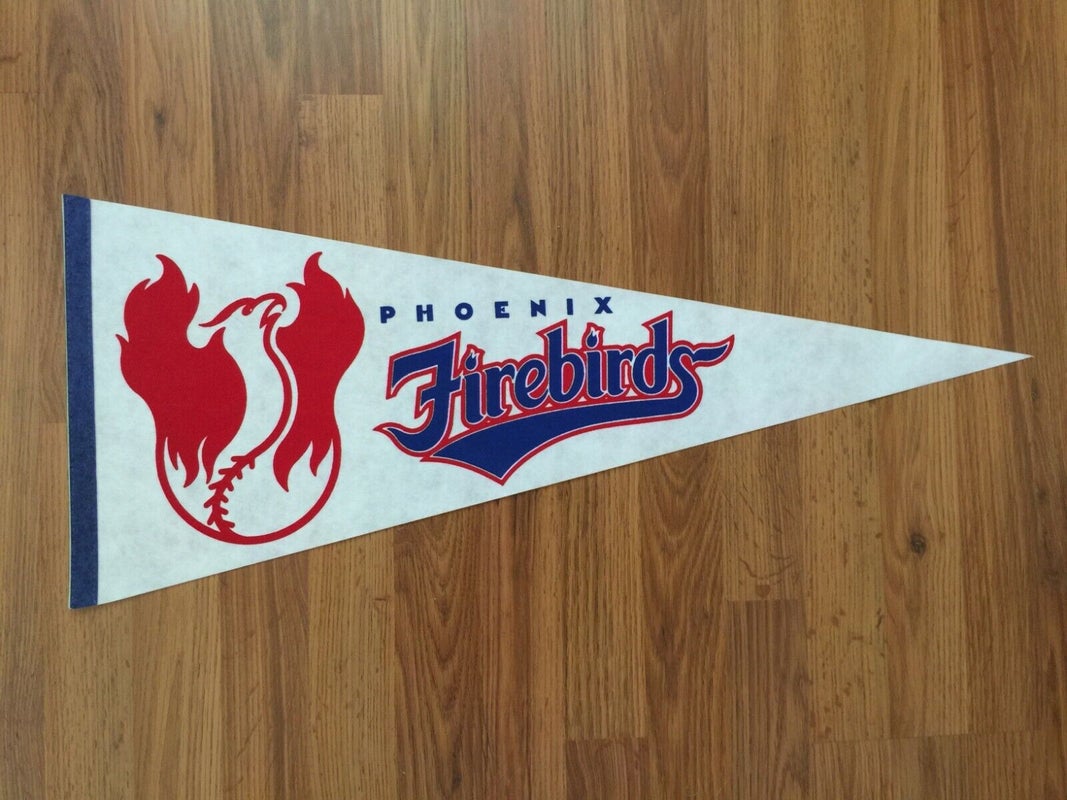 Phoenix Firebirds MiLB BASEBALL VINTAGE 1990 PACIFIC COAST LEAGUE Felt Pennant!