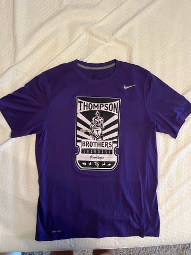 RARE Nike Thompson Brothers Purple XL Men's Dri-Fit  Shirt