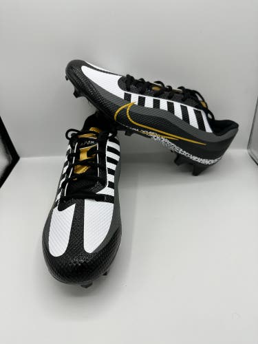 Nike Vapor Edge Speed 360 Men's Football Cleats Size 13 Black Gold DQ5110-002