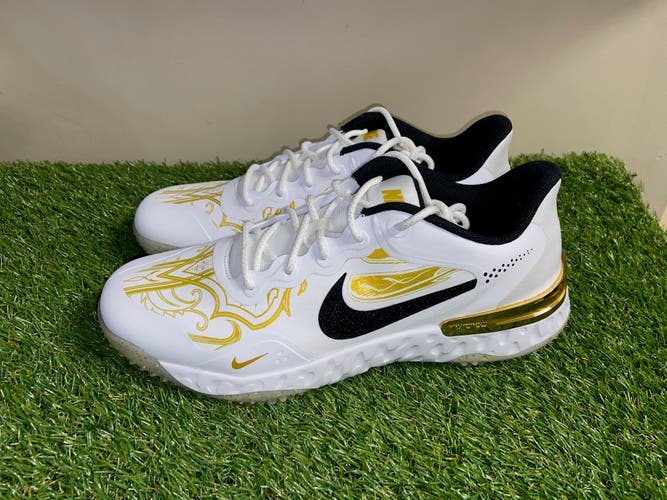 Nike Alpha Huarache Elite 3 Baseball Turf Cleats Shoes CV3561-101 Mens 11.5 NEW