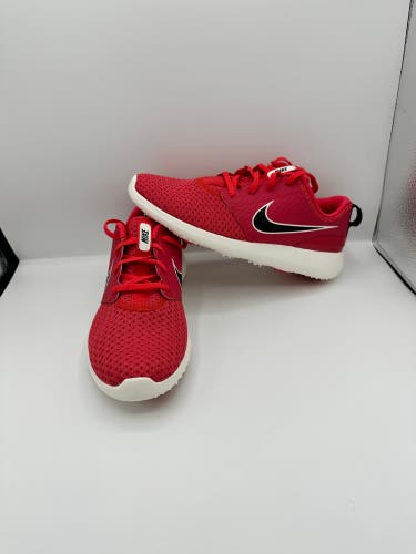 Nike Roshe Run Women's Golf Shoes Size 8 Red Athletic Sneakers CD6066-600