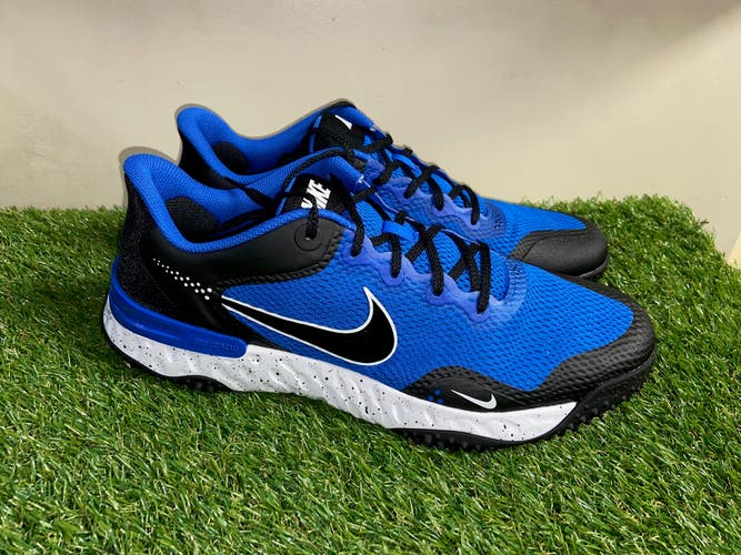 Nike Alpha Huarache Elite 3 Turf Shoes Baseball Royal Blue CK0748-402 Men 13 NEW
