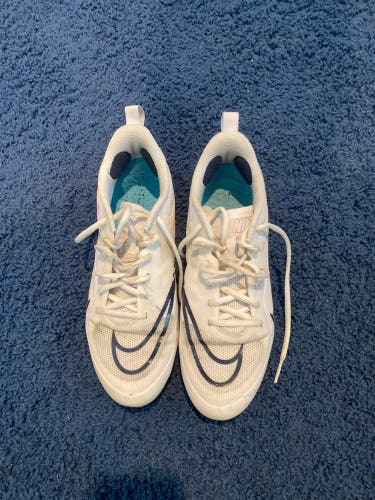White Adult Molded Cleats Low Top Alpha Huarache 8 Pro