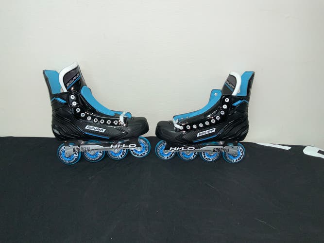 Senior New Bauer RSX Roller Blade Skates Size 10
