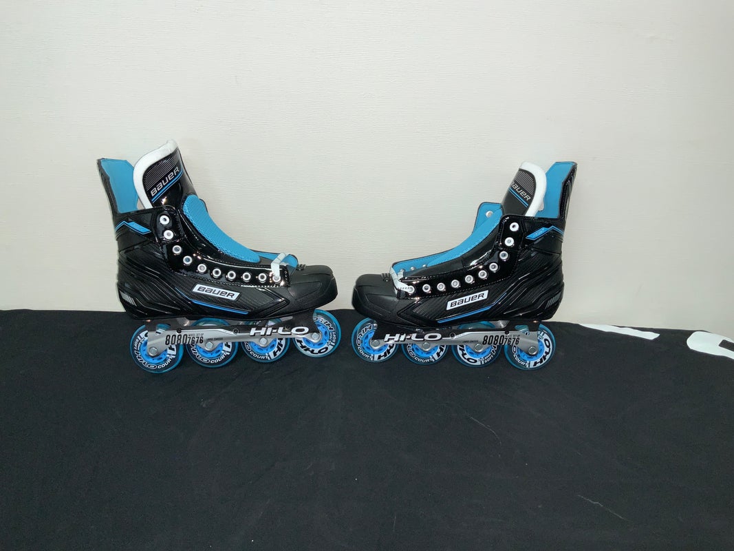 Senior New Bauer RSX Roller Blade Skates Size 9