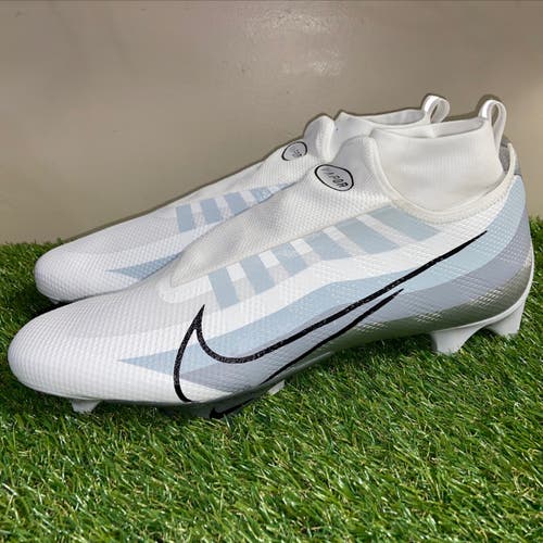 Nike Vapor Edge Pro 360 White Black Men's Football Cleats Size 16 DQ3670-102 NEW