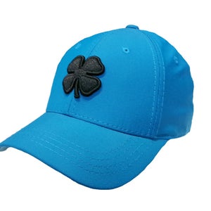 NEW Black Clover Live Lucky BC Pure Peacock Black/Blue Fitted S/M Golf Hat/Cap