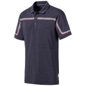 NEW Puma Looping Polo Peacoat Heather Blue Golf Polo Men's Large (L)