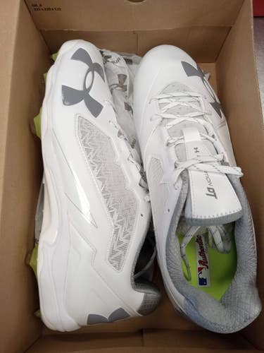 Under Armour Used Size 12 (Women's 13) White Adult