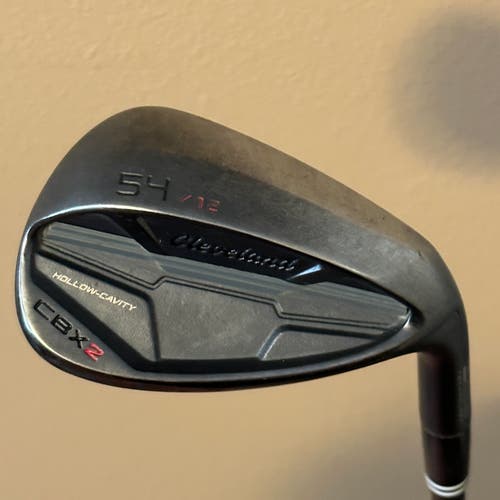 Men's Used Cleveland Right Handed CBX2 Wedge Regular Flex 54 Degree Graphite Shaft
