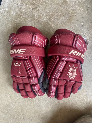 Used Brine Large Lacrosse Gloves
