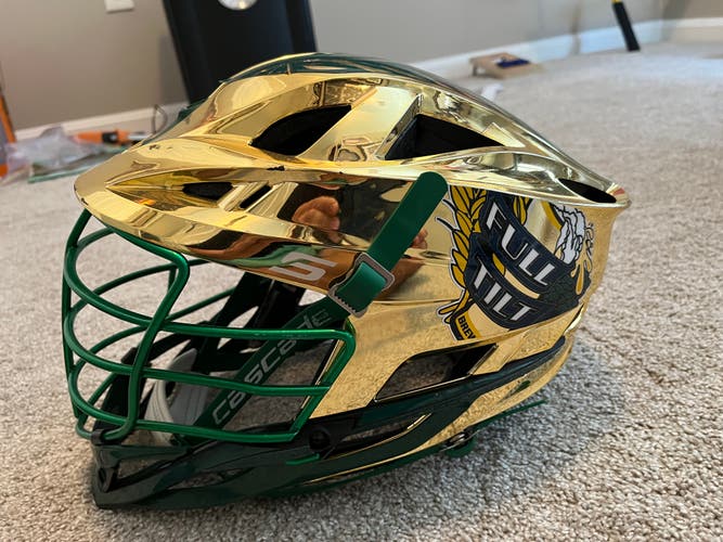 Cascade S chrome gold Helmet
