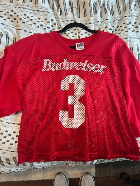 Cropped Retro Mesh Practice Football Jersey