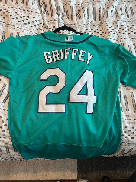 Ken Griffey Jr Seattle Mariners Nike Dri Fit Jersey Shirt #24