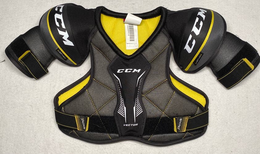 NEW CCM Tacks Vector Shoulder Pads, Jr. Large