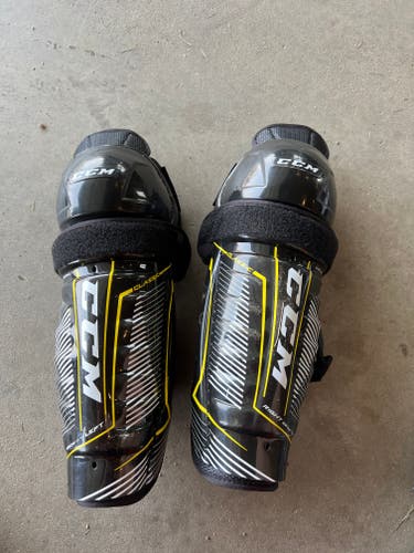 Used Ccm Tacks 9040 11" Hockey Shin Guards
