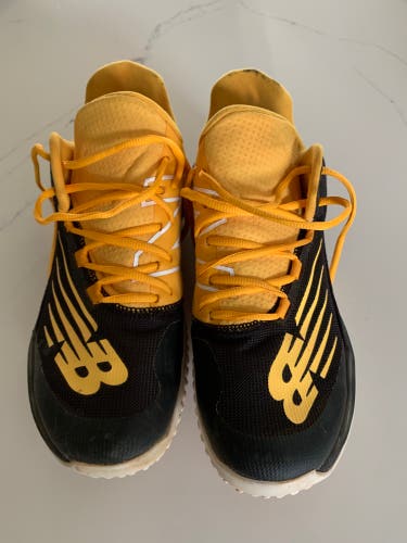 Yellow Used Detachable Cleats New Balance Cleats