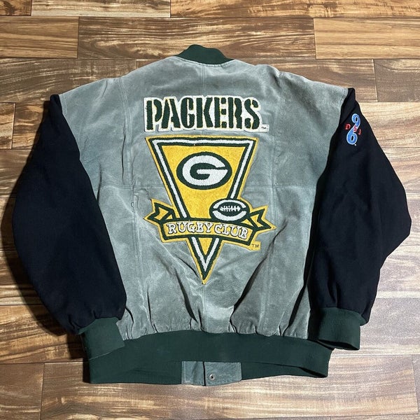 Men's Starter Green Bay Packers Extreme Vintage Logos Full-Zip Jacket Size: Small