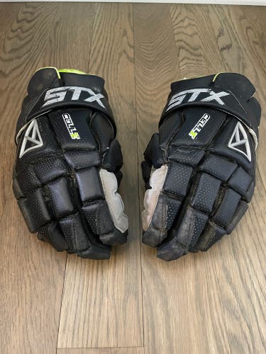 Used STX 13" Cell V Lacrosse Gloves