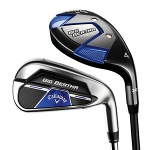 LEFT HANDED CALLAWAY BB REVA COMBO IRON SETS 5H-6H,7-PW,AW GRAPHITE WOMENS CALLAWAY RCH 45I GRAPHIT