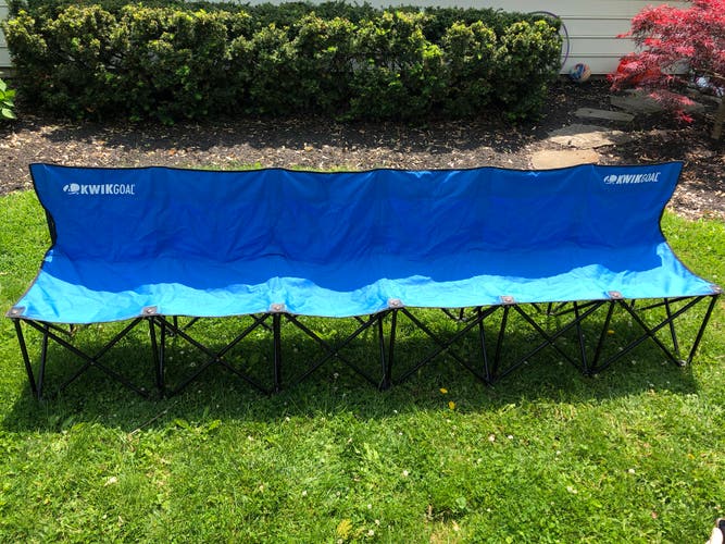 Used Kwik Goal 6 Person Bench
