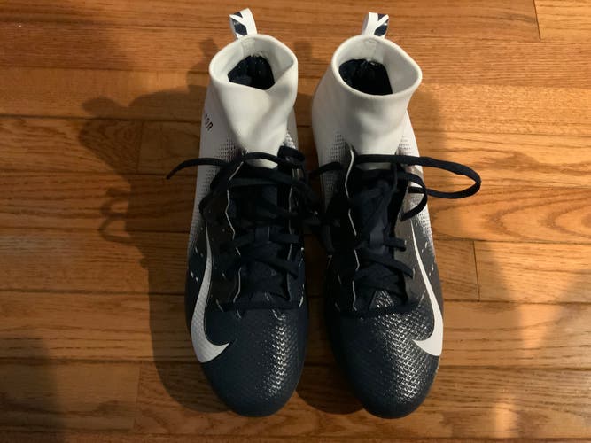 Blue Adult New Men's Size 11 (Women's 12) Molded Cleats Nike Low Top Vapor Untouchable Pro