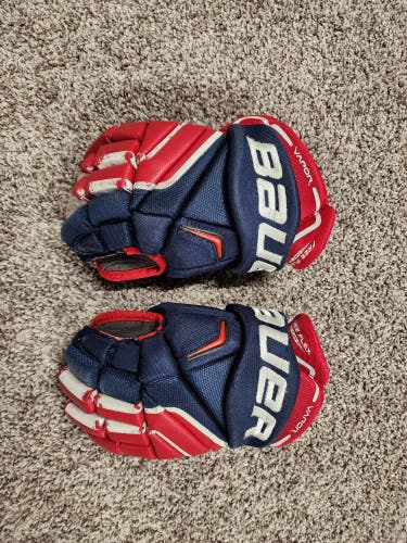 Used Bauer Vapor X100 Gloves 12"