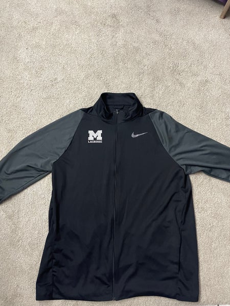 Black Nike Michigan Men's Lacrosse Jacket (XL)