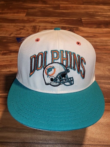 NEW Vintage Rare Miami Dolphins #1 Apparel Wool Sports NFL Hat Cap Vtg  Snapback