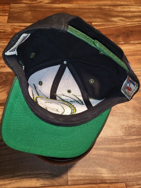 Vintage Rare Green Bay Packers ANNCO Black Wool Blend Arch Sports Hat  Snapback