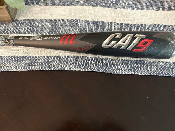 Used USSSA Certified 2021 Marucci Alloy CAT 9 Bat (-10) 17 oz 27"