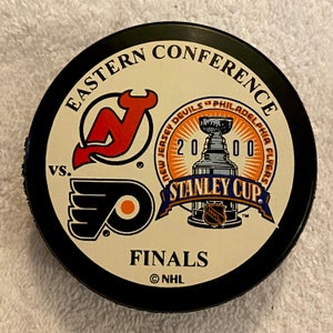 New Jersey Devils vs Philadelphia Flyers 2000 NHL Stanley Cup Playoffs Puck