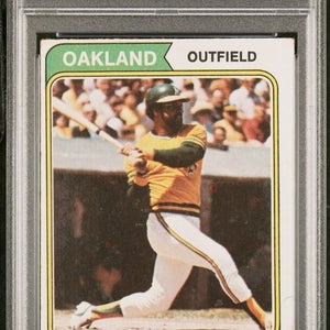 1974 Topps Baseball #130 Reggie Jackson RC Oakland Athletics Very Good PSA 3
