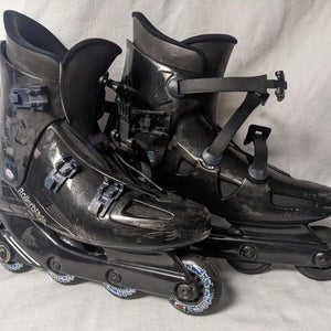 Rollerblade Bravoblade GL In-Line-Skates Size 10 Color Black Condition Used