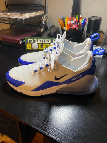 Men's Size 12 (Women's 13) Nike Air Max 270 Golf Shoes
