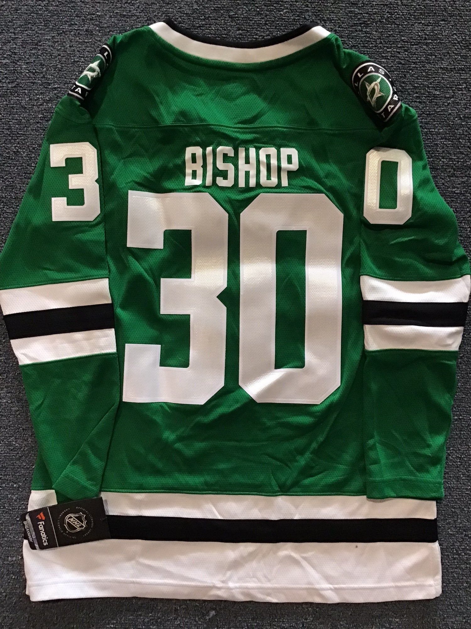 dallas stars bishop jersey