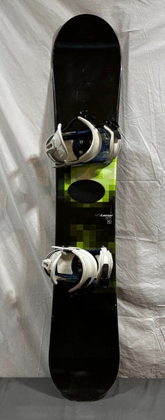 Lamar Digital 151cm Twin-Tip All-Mountain Snowboard SIMS Bindings Medium GREAT
