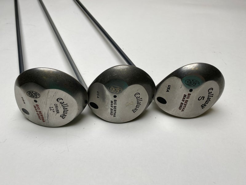 Callaway Big Bertha Warbird Wood Set 1 3 5 | 12* Various Firm Graphite Mens RH