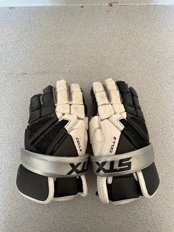 Used STX 14" Cell II Lacrosse Gloves