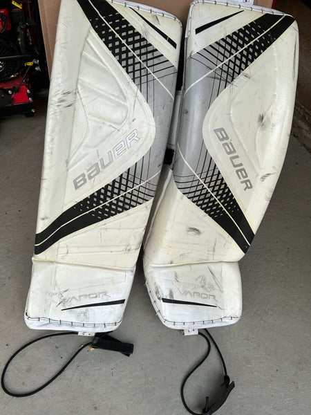 Used 34" Bauer Vapor 1X Goalie Leg Pads Pro Stock