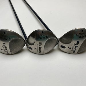 Callaway Steelhead Wood Set 3 5 7 Ladies Gems Ladies Graphite Womens RH